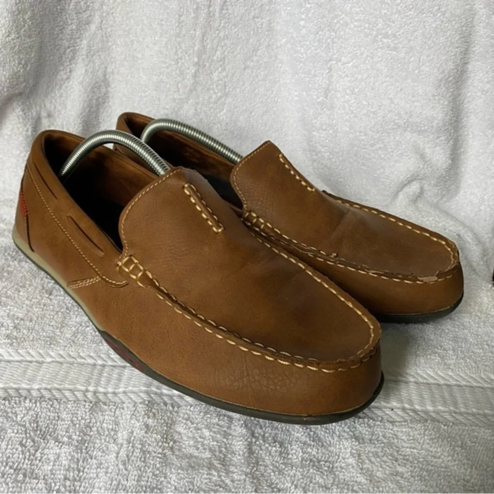 Sonoma Shoes‎ Mens Size 12 med Slip On Loafer’s Has A Flaw Front